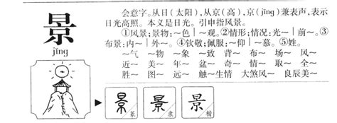 景名字意思